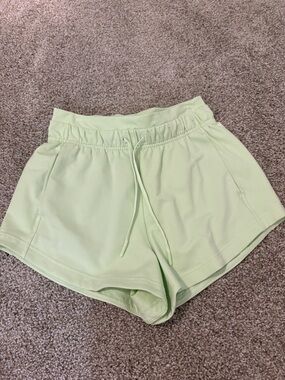 lululemon athletica Women's Light Mint Green Athletic Shorts